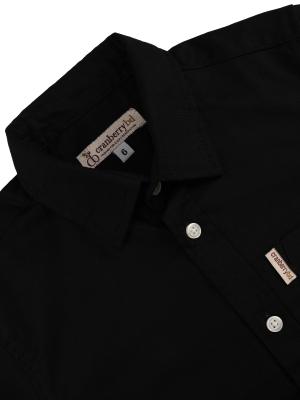 boys premium plain shirt oxford cotton 2/3yr to 16/17yrs